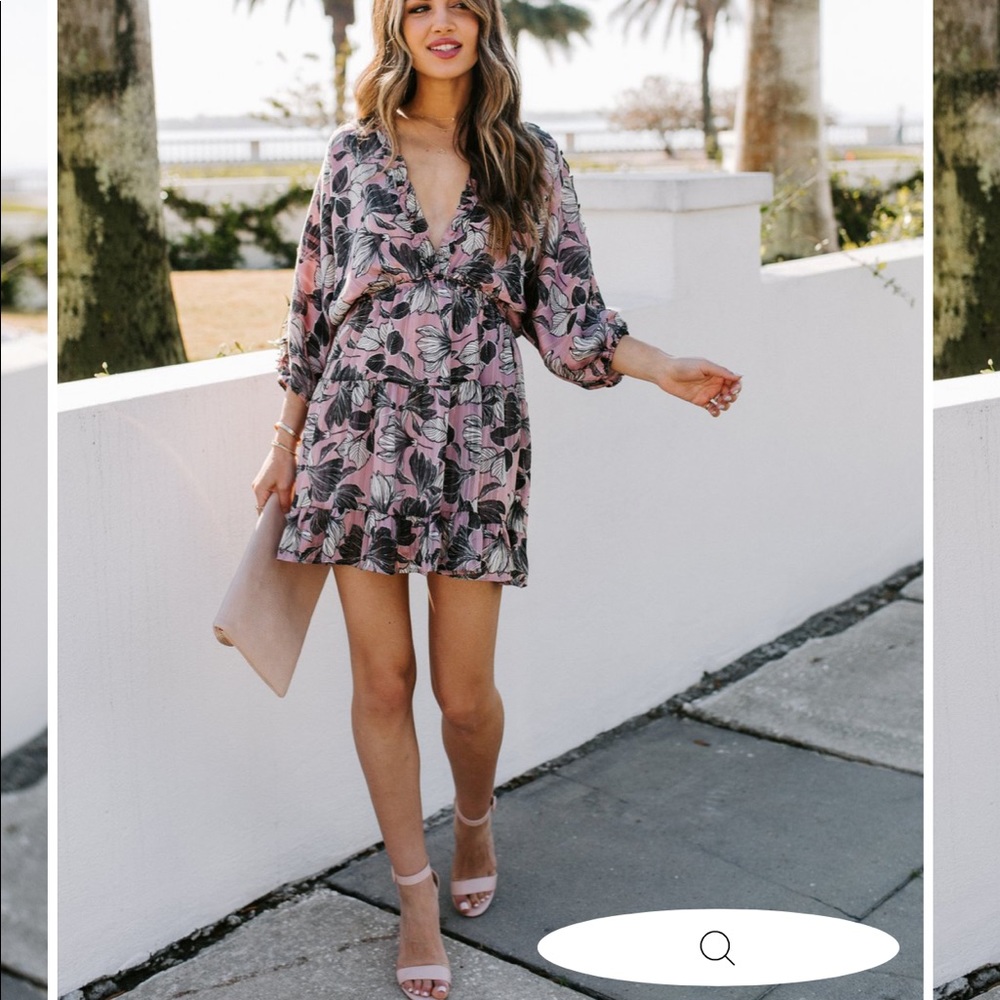 VICI ALL I WANT RUFFLE TIERED BABYDOLL DRESS